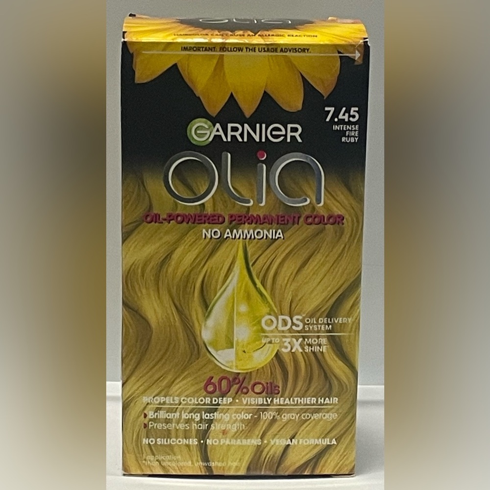 ✴️2/$13✴️ Garnier Olia Hair Color - #7.45 Intense Fire Ruby